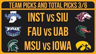 College Basketball Picks & Predictions Today 3/6/25 | NCAAB Picks Today