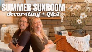  From Drab to FAB: Decorating Mandy’s Sunroom! + Your Burning Q’s ANSWERED!
