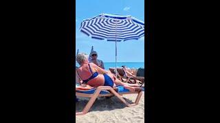  DAMLATAS BEACH  TURKEY   ALANYA BEACH WALK  4K  #sorts