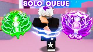 SOLO Queueing Ranked As NIGHTMARE... (Roblox Bedwars)