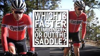 Which is faster - climbing in or out the saddle? | Cycling Weekly