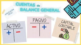 CUENTAS DE BALANCE GENERAL: Activo, Pasivo y Capital Contable ️ EXPLICACIÓN FÁCIL