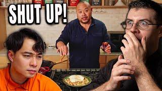 Pro Chef Reacts.. Chef David TELLING Uncle Roger to SHUT UP?