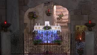 Grotto of the Annunciation in Nazareth LIVE STREAM