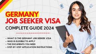 Germany Job Seeker Visa 2024 - Work in Germany without a Job Offer