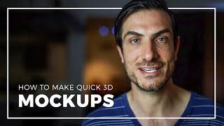 How to make quick 3d mockups with Rotato