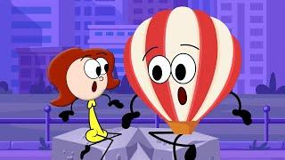 What if we Converted into a Hot-Air Balloon? + more videos | #aumsum #kids #cartoon #whatif