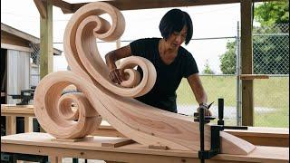 Revolutionizing Furniture Design: Crafting a Unique Table with Intricate Curves and Patchwork Design