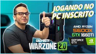 COD WARZONE 2.0 NO PC GAMER DO INSCRITO MATHEUS - RYZEN 5600X COM GTX 1660TI