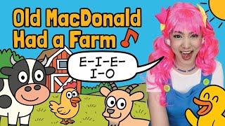 Old MacDonald Had A Farm | Nursery Rhymes | Pinky Curls