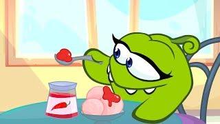 Om Nelle eats yummy and yucky food / Learn English with Om Nom / Educational Cartoon