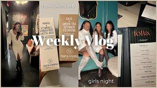 Weekly Vlog | Hair Cut , New Skincare, Girls Night Out in Charlotte & New Ana Luisa | Zenese Ashley