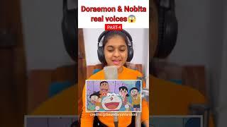 Doraemon & Nobita real voices 4 | Cartoon facts in Telugu| Gsr badi #shorts #doraemon