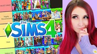 Ranking EVERY Sims 4 Pack