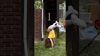 Pound Your Meat Till It's Tender [Handstand Split Yoga Challenge] #shorts