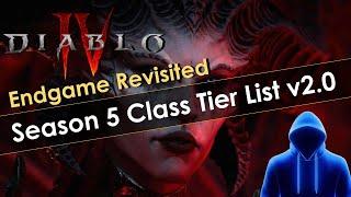 Diablo 4 Season 5 Endgame Tier List Revisited