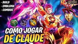 COMO JOGAR de CLAUDE - TUTORIAL COMPLETO ATUALIZADO | MOBILE LEGENDS