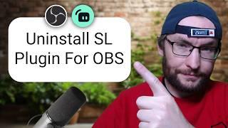 How To Uninstall The Streamlabs Plugin For OBS