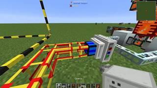 NEW! Minecraft FTB 1.12 EU to RF Converter BuildCraft Quarry 2019