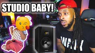 We Had a Baby! | Unboxing Adam Audio T8V | How to Get BIG Clients | Vlog