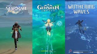 Main Character Comparison - Genshin Impact vs Honkai Star Rail vs Wuthering Waves