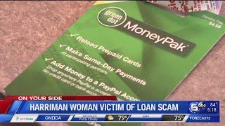 Harriman woman victim of loan scam