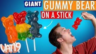 GIANT Gummy Bear on a Stick = 88 regular gummy bears