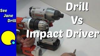 Drill vs Impact Driver