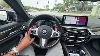 AGGRESSIVE BMW M550i Driving, not Knowing POLICE Were Waiting! (POV Drive)