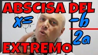 DEMOSTRACIÓN DE LA FÓRMULA DEL VÉRTICE DE LA FUNCIÓN CUADRÁTICA  - ANÁLISIS DE FUNCIONES CUADRÁTICAS