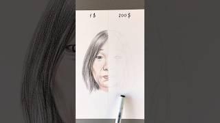 Татьяна Бакальчук | 1$ vs 200$ [ASMR] #рисунок #drawing #портрет #wb