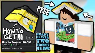 HOW TO GET! How to Program BASIC! ROBLOX READY PLAYER TWO EVENT!