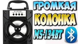 ОЧЕНЬ ГРОМКАЯ КОЛОНКА ИЗ КИТАЯ MS-134BT С АЛИЭКСПРЕСС