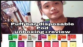 Puff Bar disposable unboxing+review|ako si MD vlogs