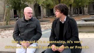 SUBTITLED: Richard Simcott and Alex Rawlings talk after Multilingual Conference in Parma