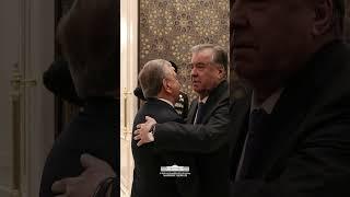 President Shavkat Mirziyoyev held talks with President of Tajikistan Emomali Rahmon
