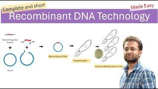 Recombinant DNA Technology | Gene cloning | genetic engineering | Steps | Process | Recombinant DNA