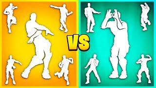 OLD vs NEW Fortnite Dances (Get Griddy, Floss, Scenario, Orange Justice, Rollie)