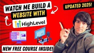 Building a Website with GoHighLevel! How to Build a Website! Free Course Inside!