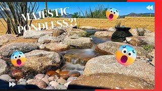 Majestic Pondless Waterfall in Cave Creek, Arizona!