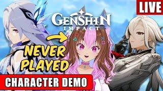 Watching Genshin Impact Character Demo LIVE REACTION