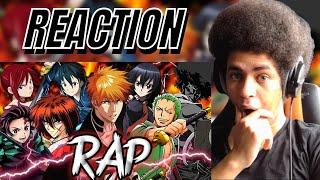 AfroLegacy Reacts To SWORDSMEN OF ANIME CYPHER | RAPKNIGHT ft. Shwabadi, HalaCG, Connor Quest & More