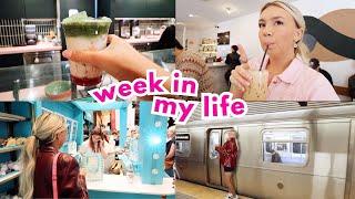 WEEK IN MY LIFE VLOG: moving to NYC, productive days, matcha run, + more