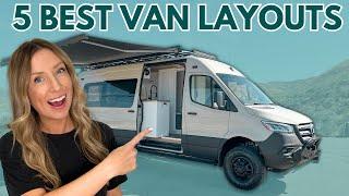 5 BEST VAN LAYOUTS (must watch before van life)