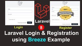 How To Create Login And Registration Using Breeze In Laravel 8 Step By Step In Hindi