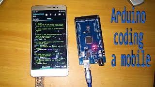 Arduino coding on a android mobile (Et Discover )