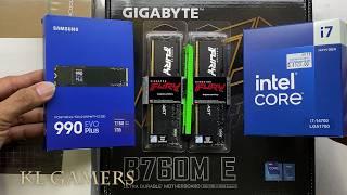 intel Core i7 14700 GIGABYTE B760M E SAMSUNG 990 EVO PLUS DEEP COOL Workstation PC Build