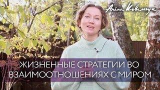 Жизненные стратегии во взаимоотношениях с миром