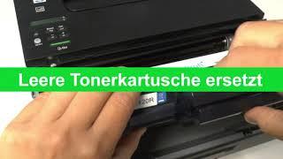 Wie führe ich den Toner-Reset einer TN2420 durch?