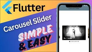 Image slider | Carousel Slider with dot Tutorial in flutter #flutter #excitedmission